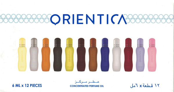 Assorted 6ml (.2 oz) Perfume Oil  by Orientica - Set of 12