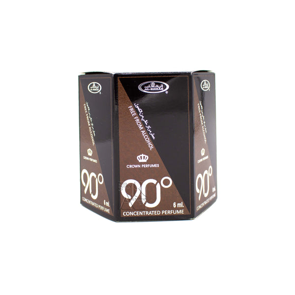 Box of 6 90° - 6ml (.2oz) Roll-on Perfume Oil by Al-Rehab