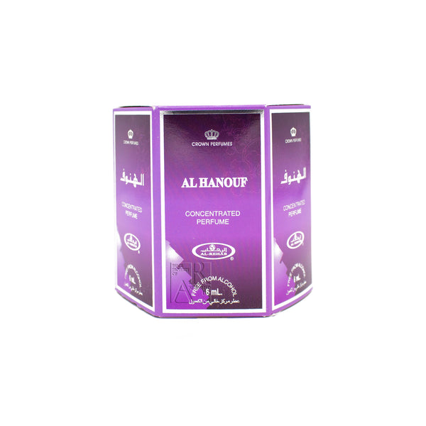 Box of 6 Al Hanouf - 6ml (.2oz) Roll-on Perfume Oil by Al-Rehab