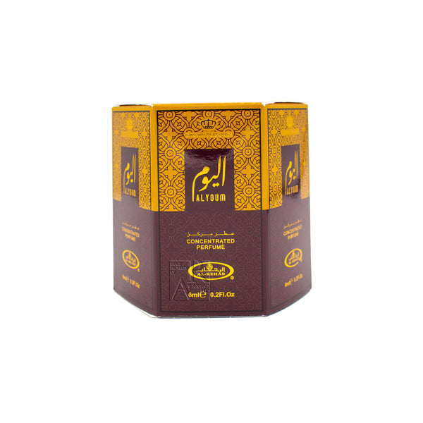 Box of 6 Al Youm  - 6ml (.2oz) Roll-on Perfume Oil by Al-Rehab