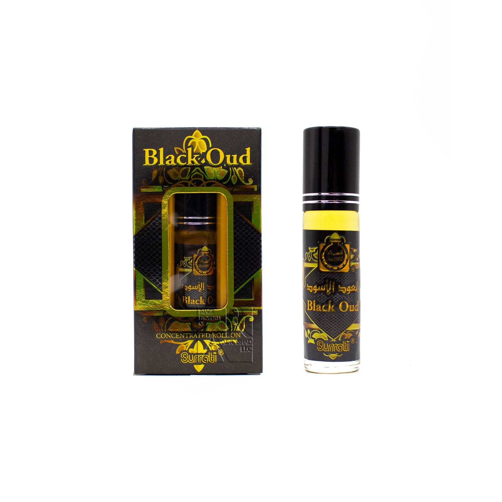 Black Oud ml Roll-on Perfume Oil by Surrati