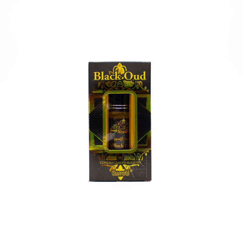 Box of Black Oud - 6ml Roll-on Perfume Oil by Surrati