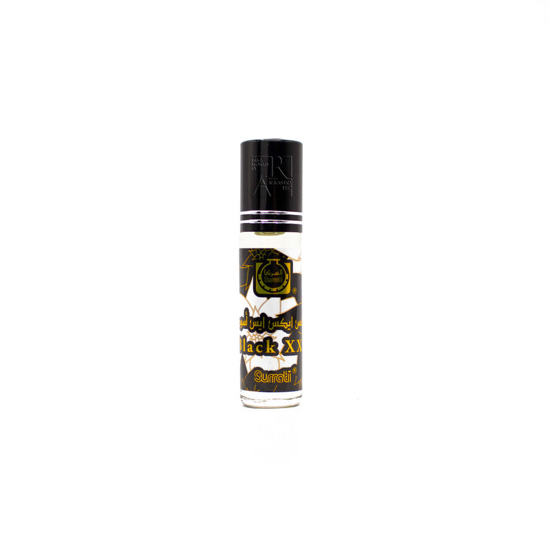 Bottle of Black XXS - 6ml Roll-on Perfume Oil by Surrati
