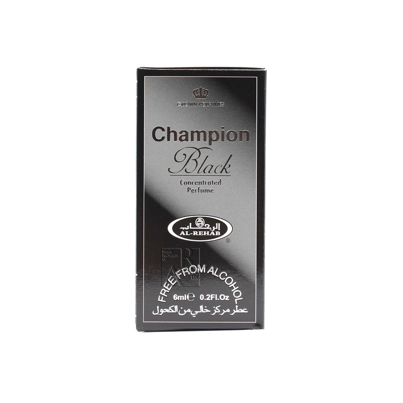 Box of Champion Black - 6ml (.2oz) Roll-on Perfume Oil by Al-Rehab