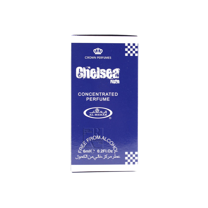 Box of Chelsea Man - 6ml (.2oz) Roll-on Perfume Oil by Al-Rehab