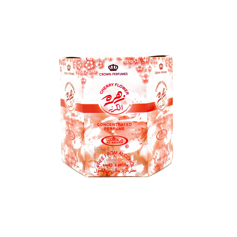 Box of 6 Cherry Flower - 6ml (.2oz) Roll-on Perfume Oil by Al-Rehab