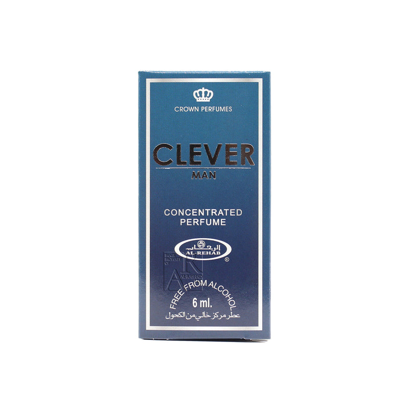 Box of Clever Man - 6ml (.2 oz) Perfume Oil by Al-Rehab