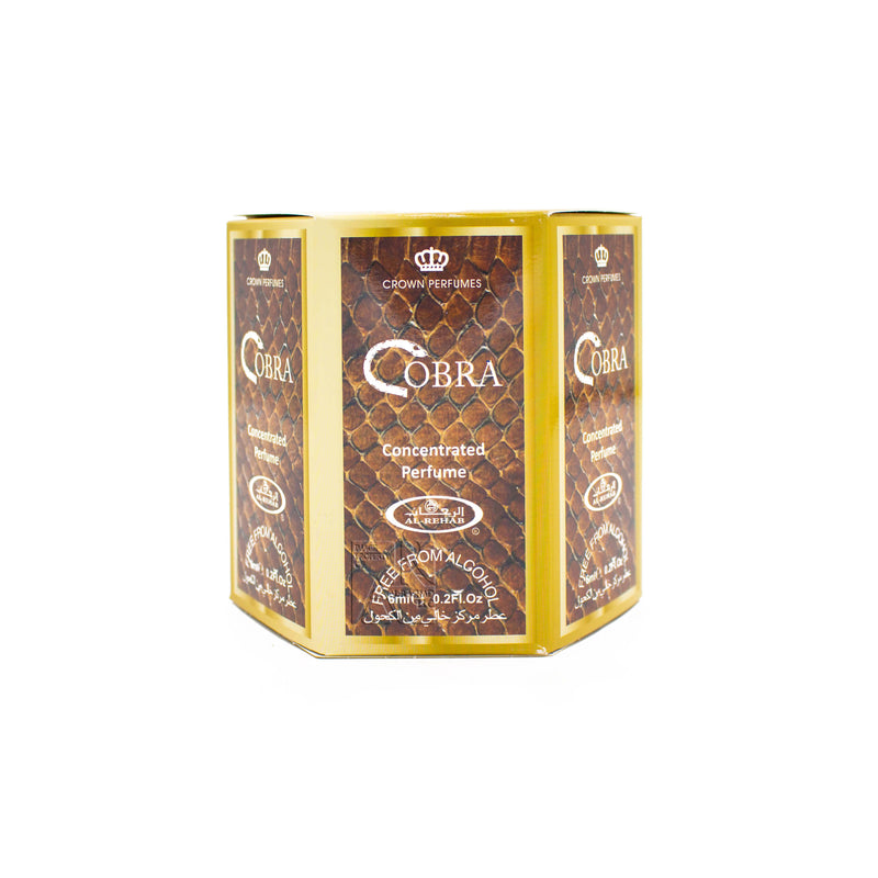 Box of 6 Cobra - 6ml (.2oz) Roll-on Perfume Oil by Al-Rehab