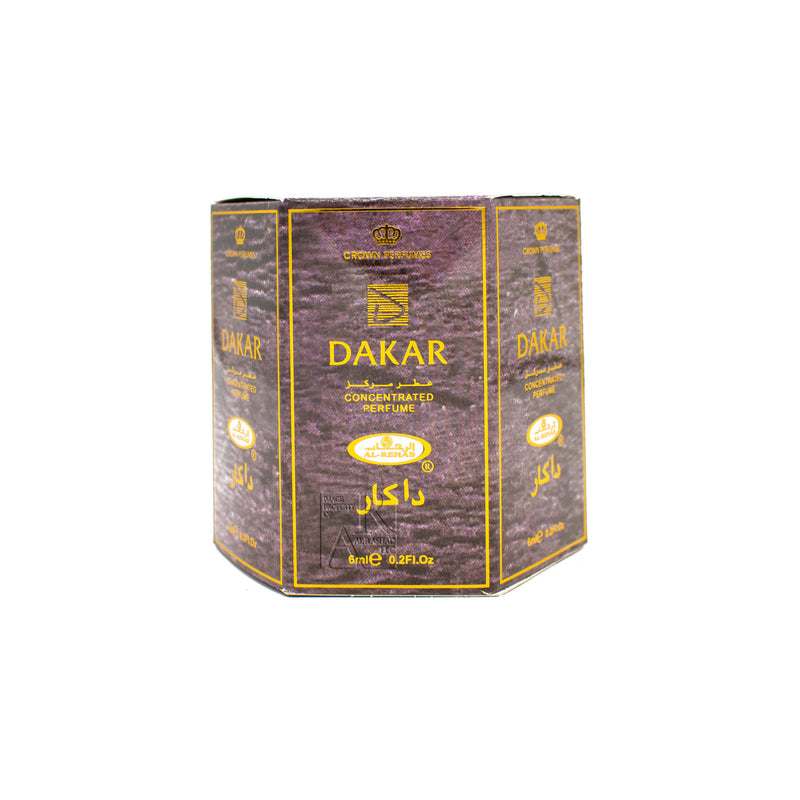 Box of 6 Dakar - 6ml (.2oz) Roll-on Perfume Oil by Al-Rehab