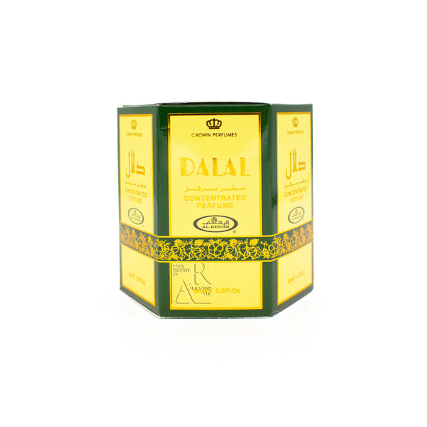 Box of 6 Dalal - 6ml (.2oz) Roll-on Perfume Oil by Al-Rehab