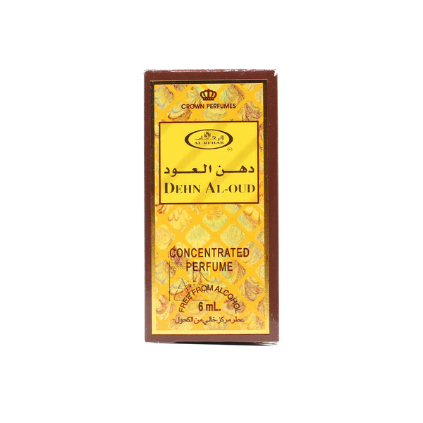 Box of Dehn Al-Oud - 6ml (.2 oz) Perfume Oil by Al-Rehab