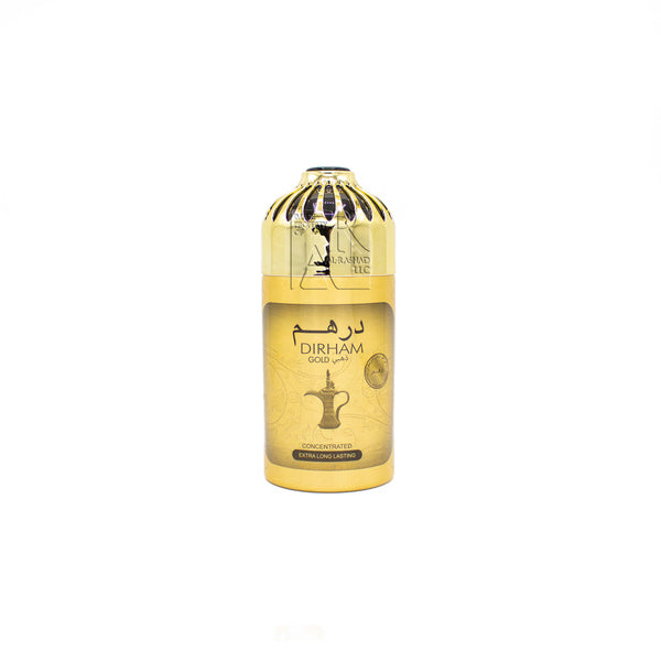 Dirham Gold - Deodorant Concentrated Perfumed Spray (250 ml/9 fl.oz) by Ard Al Zaafaran