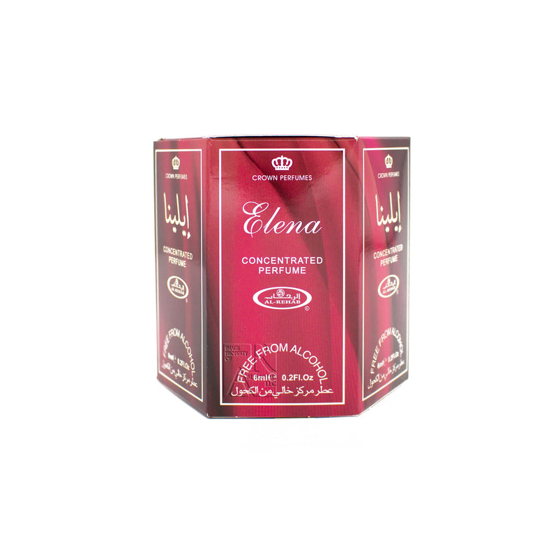 Box of 6 Elena  - 6ml (.2oz) Roll-on Perfume Oil by Al-Rehab
