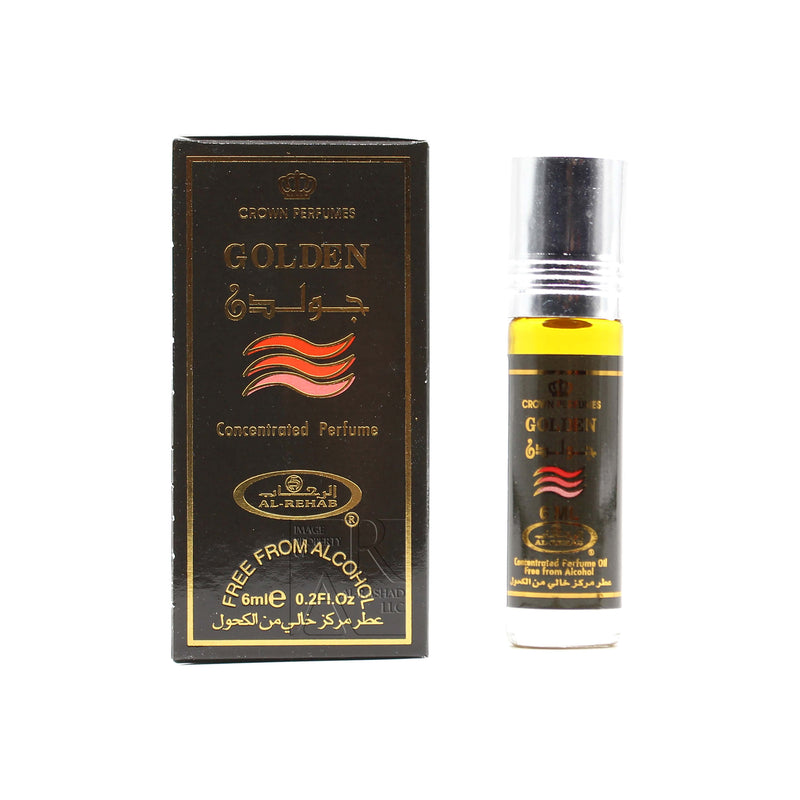 Golden - 6ml (.2 oz) Perfume Oil by Al-Rehab