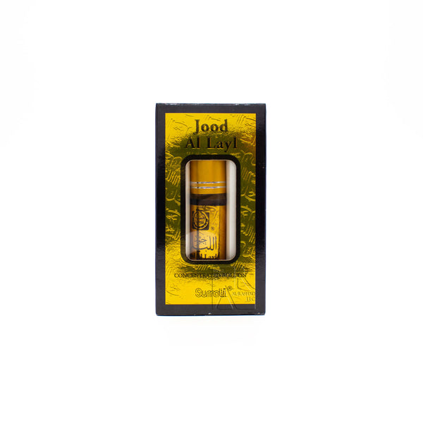 Box of Jood Al Layl - 6ml Roll-on Perfume Oil by Surrati   