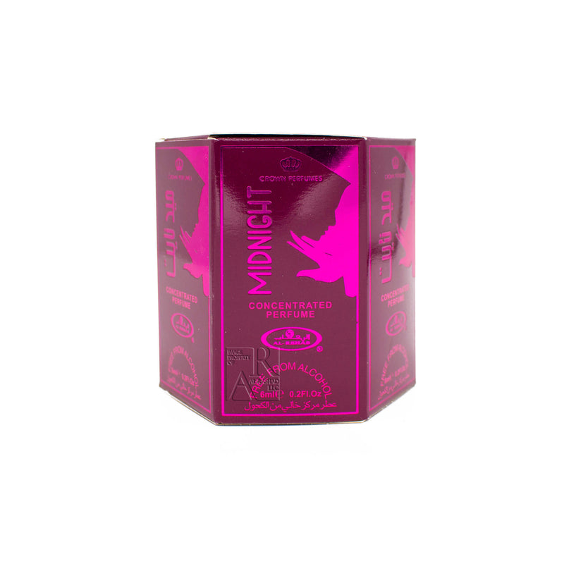 Box of 6 Midnight - 6ml (.2oz) Roll-on Perfume Oil by Al-Rehab