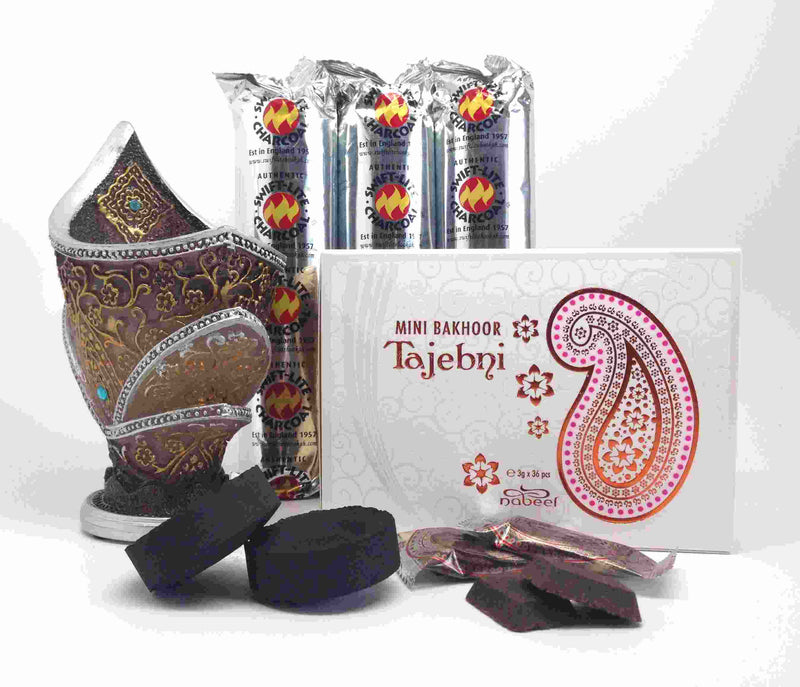 Mini Bakhoor TAJEBNI Incense Gift Set by Nabeel