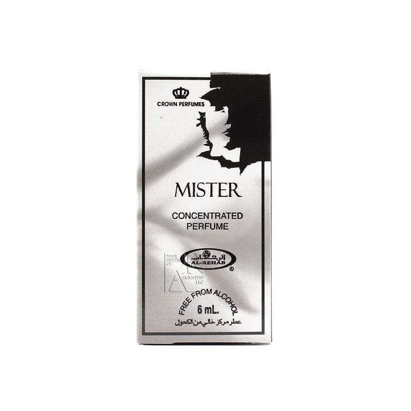 Box of Mister - 6ml (.2oz) Roll-on Perfume Oil by Al-Rehab