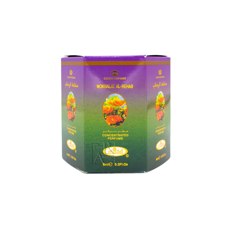 Box of 6 Mokhalat Al-Rehab - 6ml (.2oz) Roll-on Perfume Oil by Al-Rehab