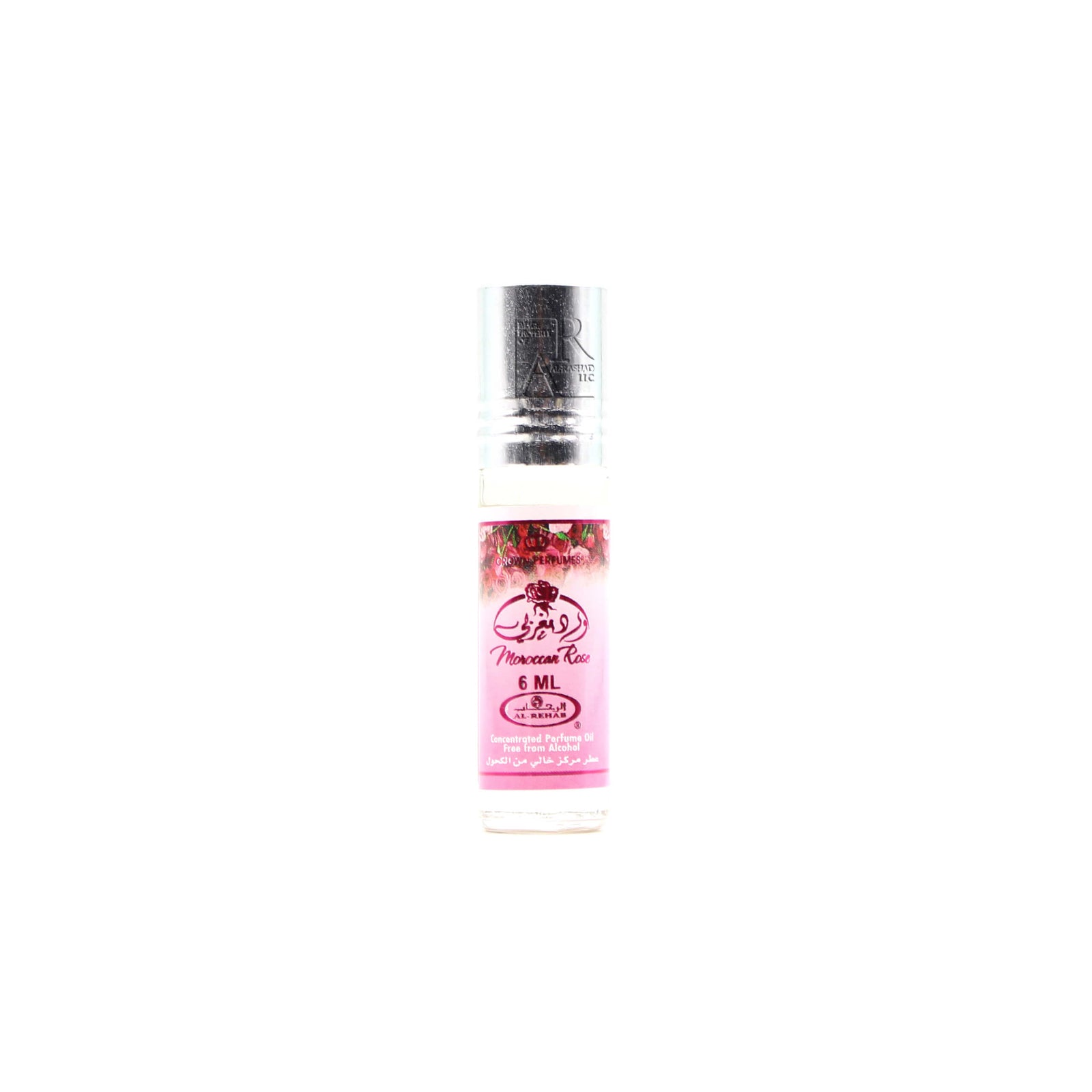 Al Rehab Parfümöl Marokkanische Rose – 6 Ml, Reisegröße, Intensiver Duft, Hochwertiges ätherisches Öl