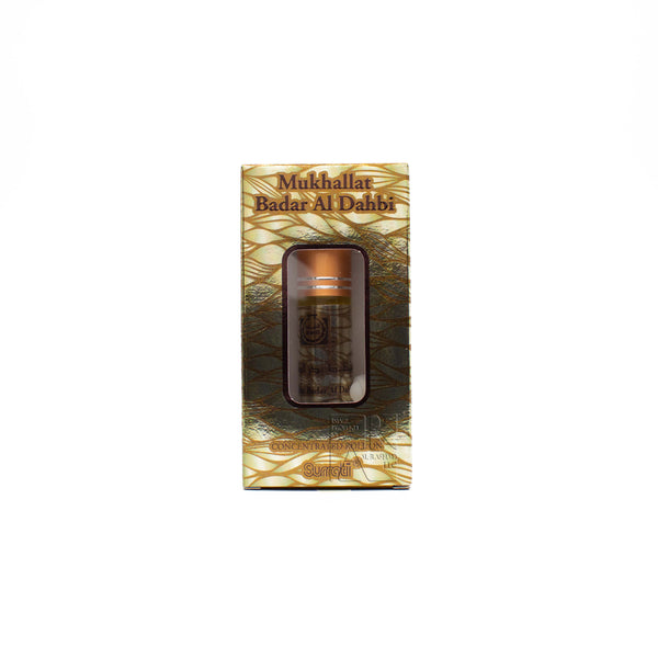 Box of Mukhallat Badar Al Dahbi - 6ml Roll-on Perfume Oil by Surrati