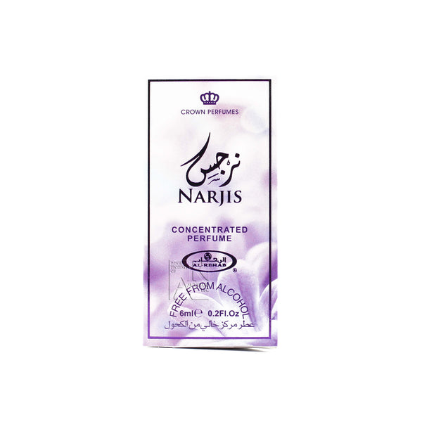 Box of Narjis - 6ml (.2 oz) Perfume Oil by Al-Rehab