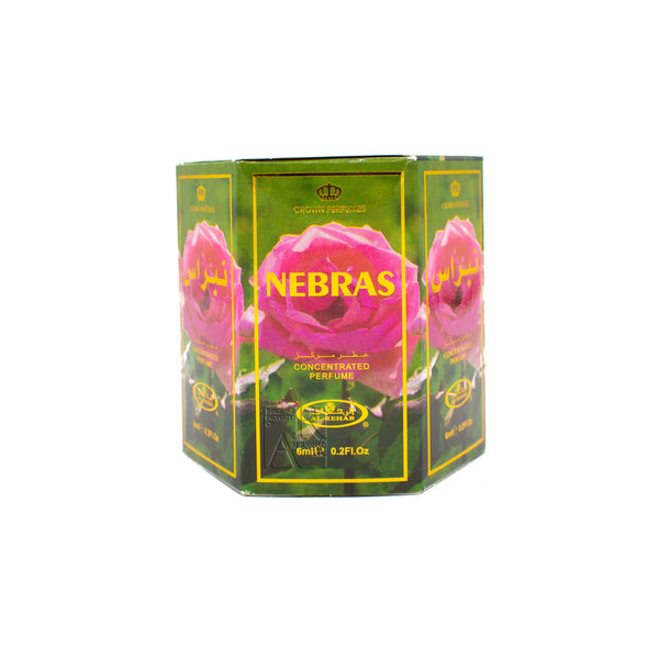Box of 6 Nebras - 6ml (.2oz) Roll-on Perfume Oil by Al-Rehab