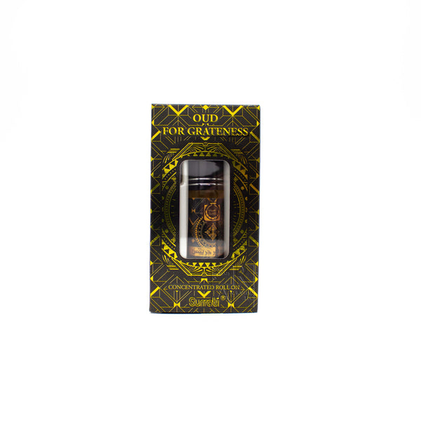 Box of Oud For Grateness - 6ml Roll-on Perfume Oil by Surrati     