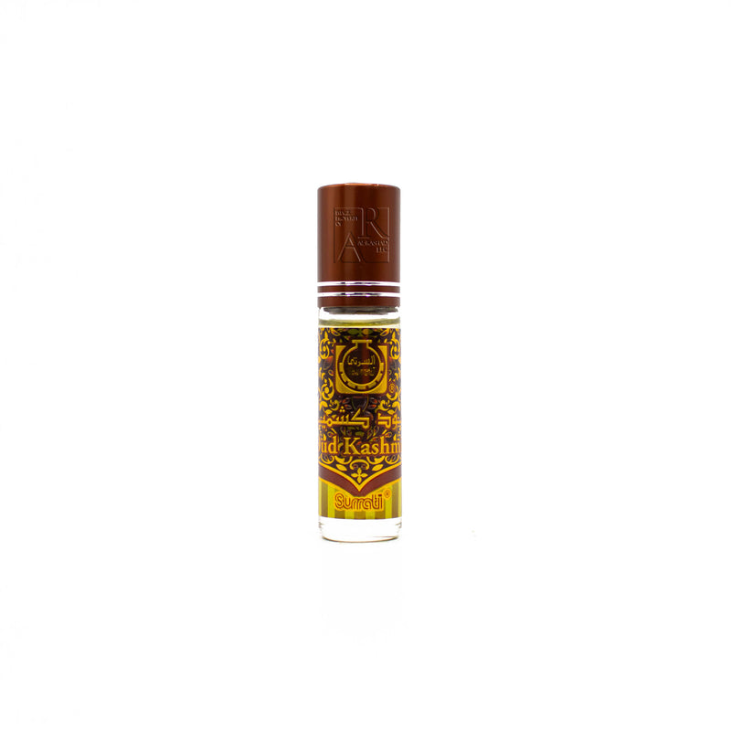 Bottle of Oud Kashmir - 6ml Roll-on Perfume Oil by Surrati 