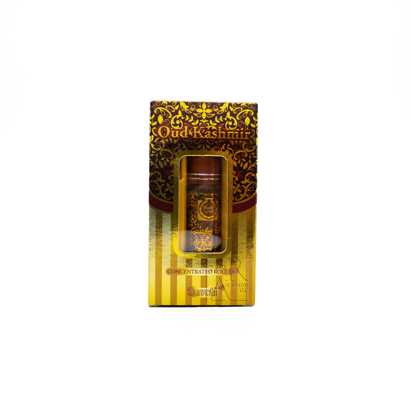 Box of Oud Kashmir - 6ml Roll-on Perfume Oil by Surrati 