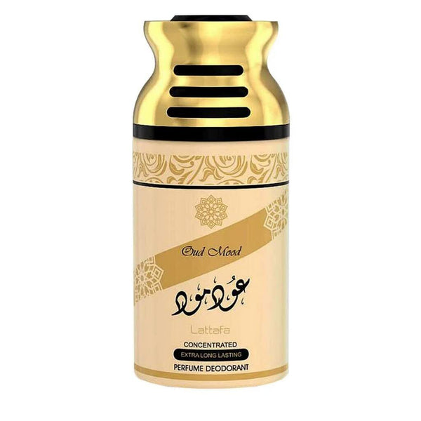 Oud Mood - Deodorant Concentrated Perfumed Spray (250 ml/9 fl.oz) by Lattafa