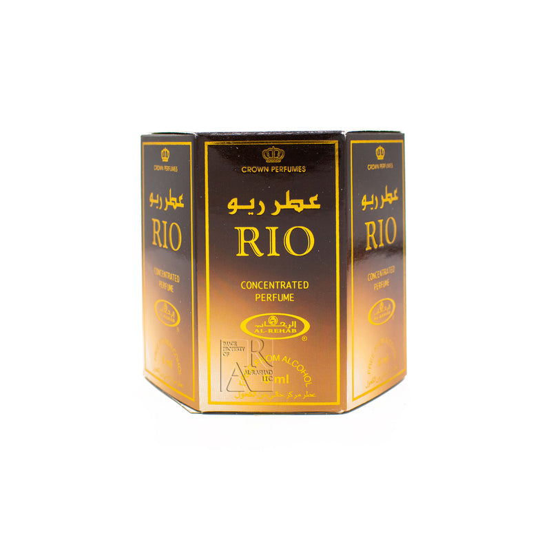 Box of 6 RIO - 6ml (.2oz) Roll-on Perfume Oil by Al-Rehab