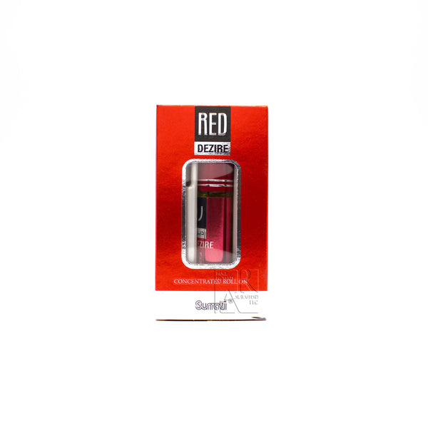 Box of Red Dezire - 6ml Roll-on Perfume Oil by Surrati  