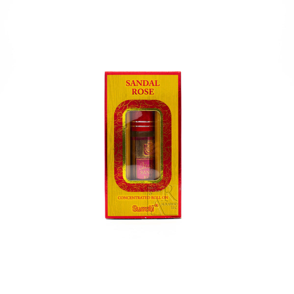 Box of Sandal Rose - 6ml Roll-on Perfume Oil by Surrati   