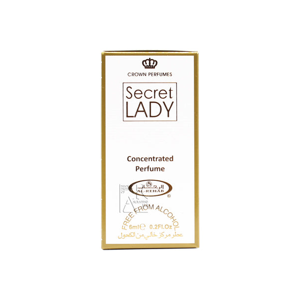 Box of Secret Lady - 6ml (.2 oz) Perfume Oil by Al-Rehab