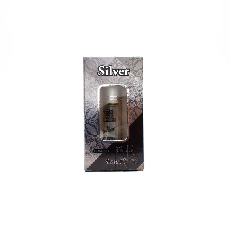 Silver ml Roll-on Perfume Oil by Surrati