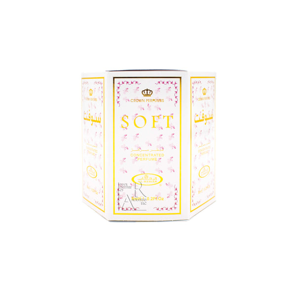 Box of 6 Soft - 6ml (.2oz) Roll-on Perfume Oil by Al-Rehab