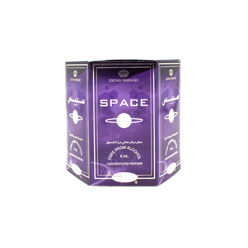 Box of 6 Space - 6ml (.2oz) Roll-on Perfume Oil by Al-Rehab