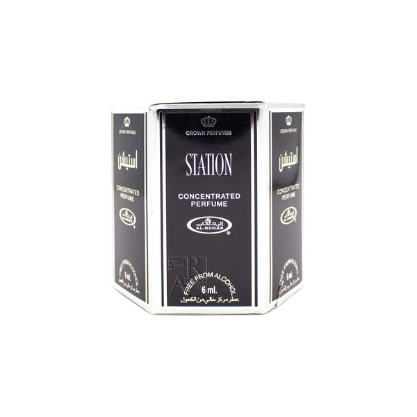 Box of 6 Station - 6ml (.2oz) Roll-on Perfume Oil by Al-Rehab