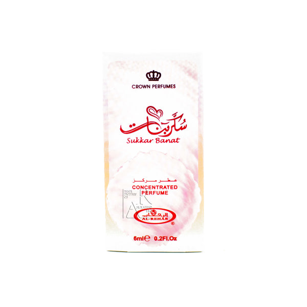 Box of Sukkar Banat - 6ml (.2 oz) Perfume Oil by Al-Rehab