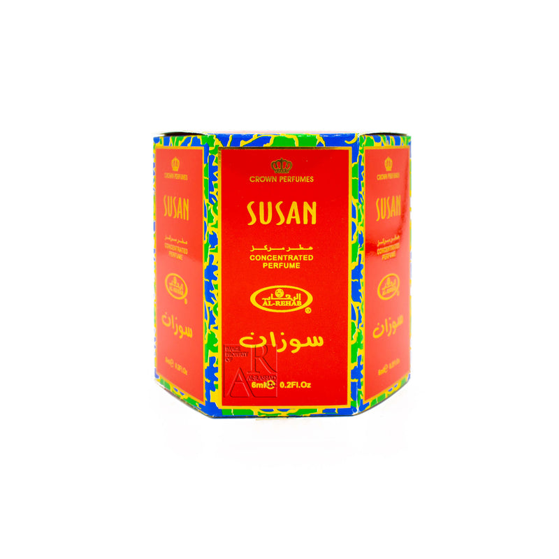 Box of 6 Susan - 6ml (.2oz) Roll-on Perfume Oil by Al-Rehab