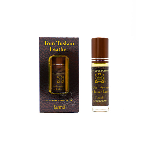 Tom Tuskan Leather - 6ml Roll-on Perfume Oil by Surrati  
