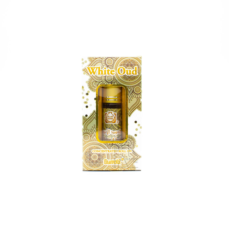 Box of White Oud - 6ml Roll-on Perfume Oil by Surrati