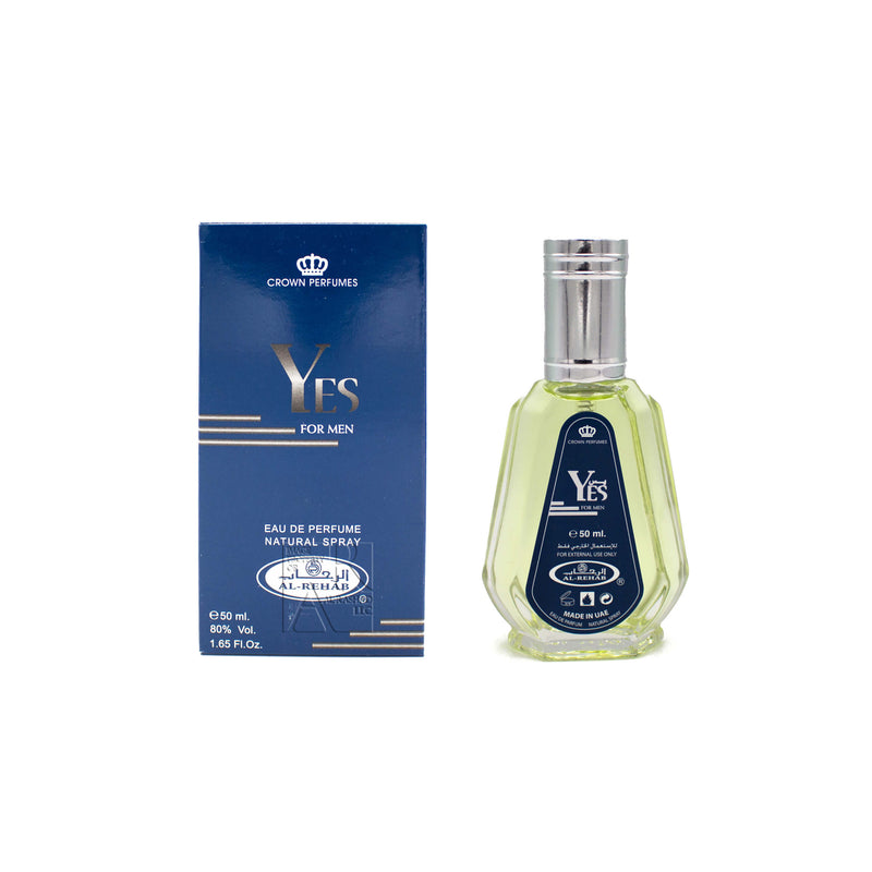 Yes for Men - Al-Rehab Eau De Natural Perfume Spray- 50 ml (1.65 fl. oz)