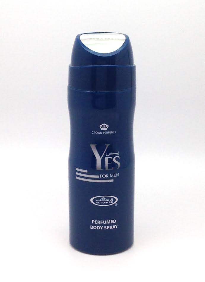 Yes for Men- Perfumed Body Spray (200 ml/6.6 Floz) by Al-Rehab