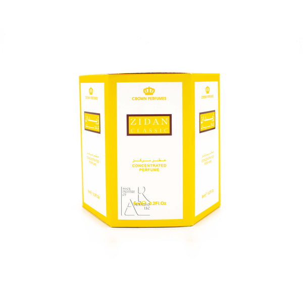 Box of 6 Zidan Classic - 6ml (.2oz) Roll-on Perfume Oil by Al-Rehab