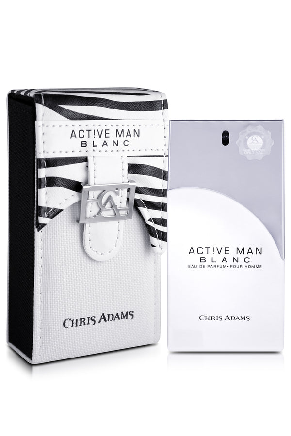 Active Man Blanc Eau De Parfum - Pour Homme (for men) 100ml Spray by Chris Adams - Al-Rashad Inc