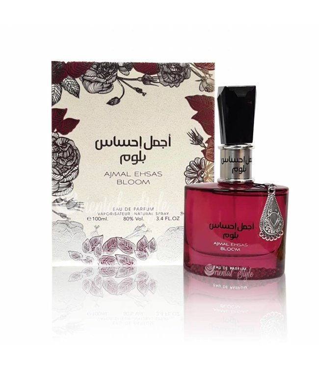 Ajmal Ehsas Bloom -  Eau De Parfum - 100ml Spray by Ard Al Zaafaran - Al-Rashad Inc