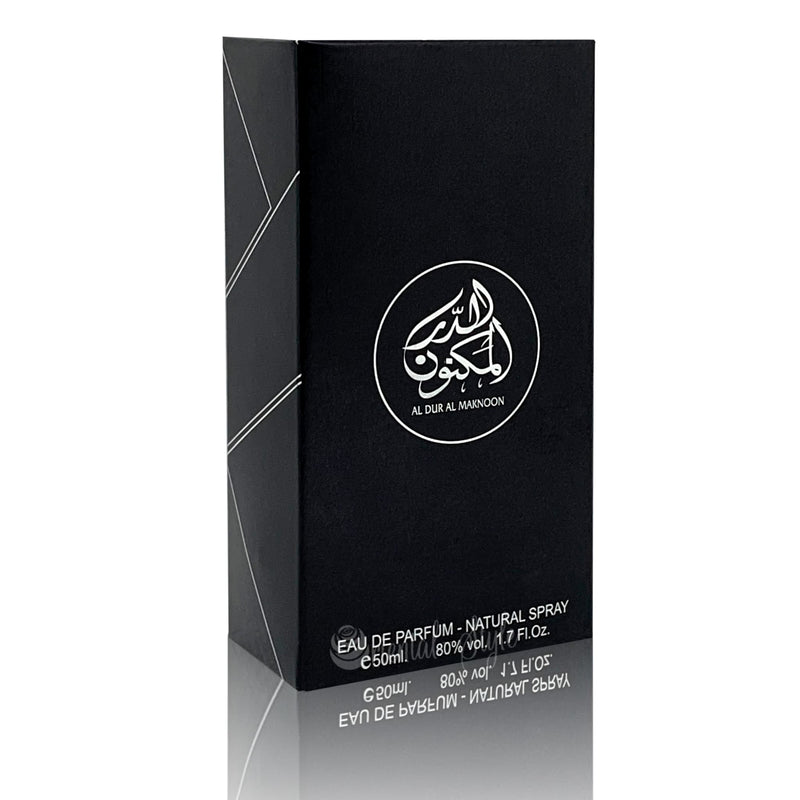Box of Al Dur Al Maknoon - Eau De Parfum - 50ml Spray by Ard Al Zaafaran