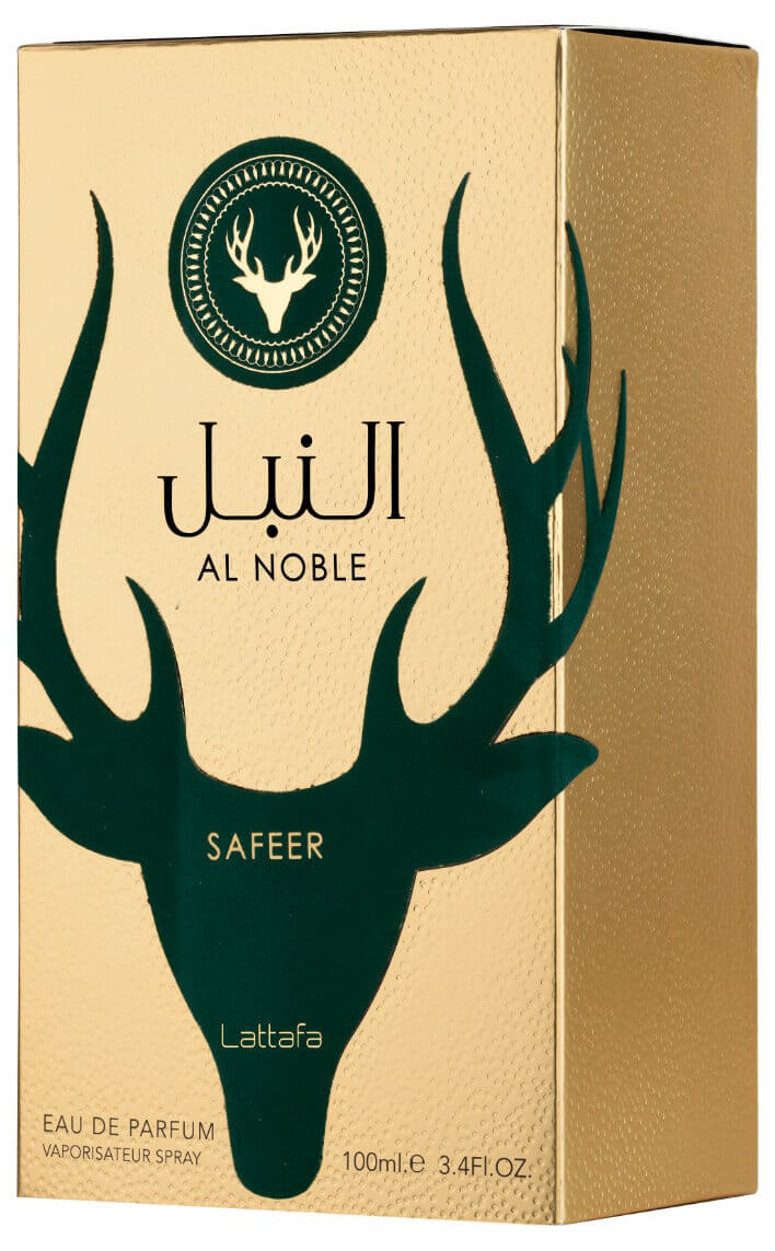 Box of Al Noble Safeer - Eau De Parfum Spray (100 ml - 3.4Fl oz) by Lattafa